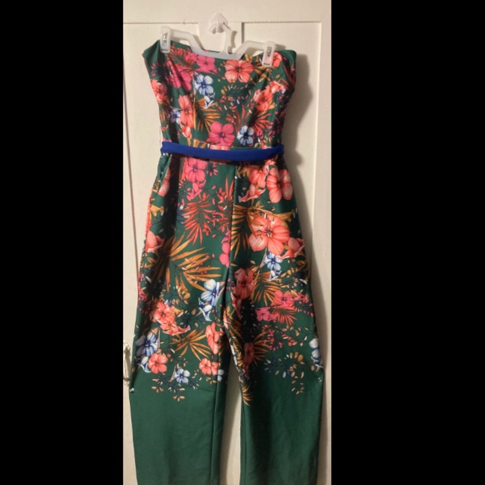 strapless romper 2X
